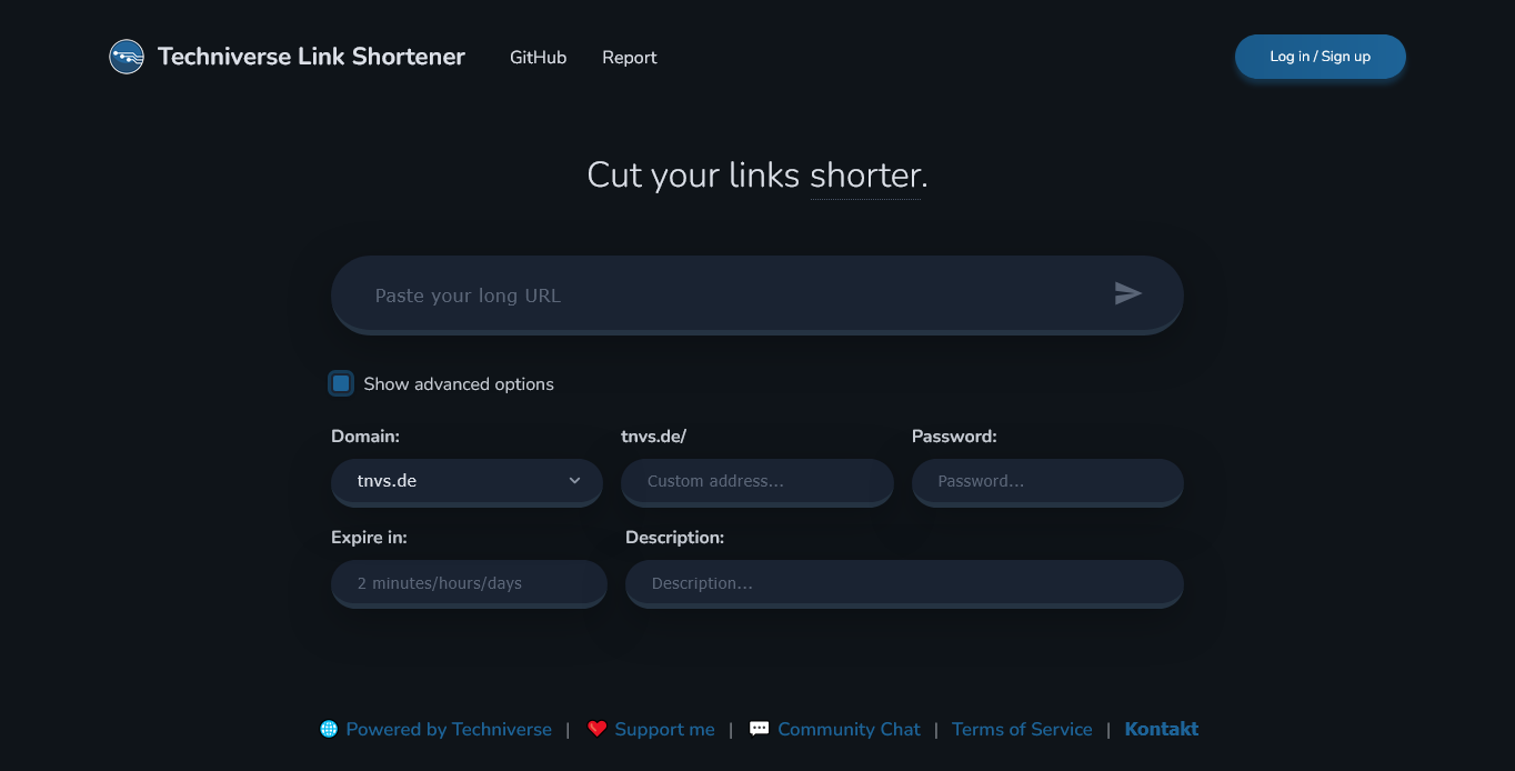 Kutt Dark Mode CSS Vorschau
